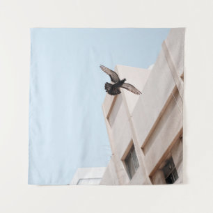 VOGELVLIEGTUIG IN DE LUCHT WANDKLEED