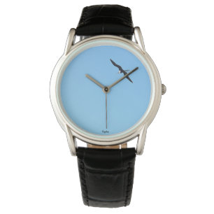 Vogelvliegtuig in vliegenwacht horloge