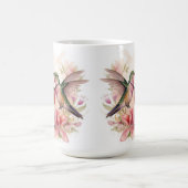 Vogelvliegtuig met bloemen koffiemok (Center)