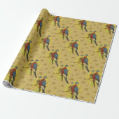 vogelvloerpapier cadeaupapier (Uitgerold)