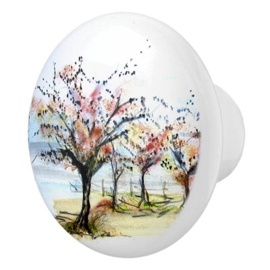 Vogelvlucht Keramische Knop (Rechts)