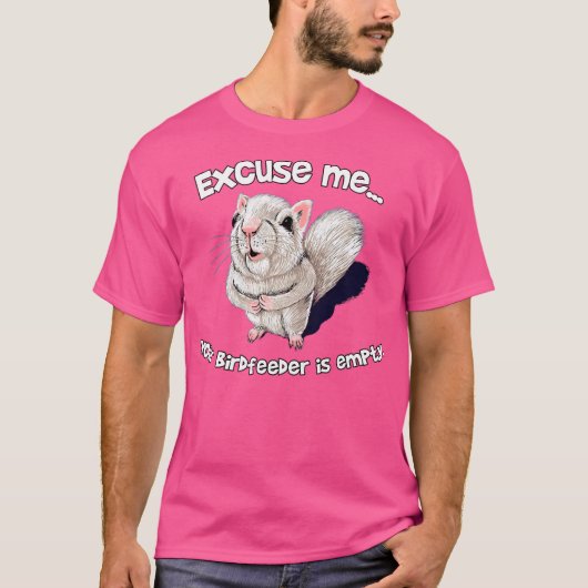 Vogelvoeder is leeg 1 t-shirt (Voorkant)