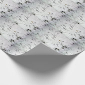 Vogelvoetafdruk Verpakkingspapier Cadeaupapier (Hoek)