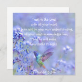 Vogelvogel Blauwe tuinboer BijbelScripting (Voorkant / Achterkant)