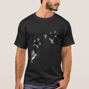 Vogelvogel Dandelion Flowers Shirt voor vrouwen