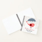 Vogelvogel onder het Baby shower van het paardenre Notitieboek (Binnen)