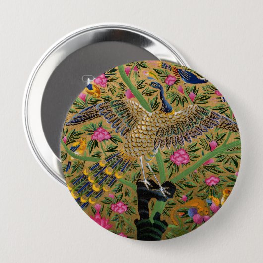 Vogelvogel van de Button (Voorkant /achterkant)