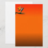 Vogelvogel van de Paradijsbloem Briefpapier (Voorkant / Achterkant)