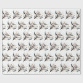 Vogelvogel van de Paradijsbloem Cadeaupapier (Vlak)