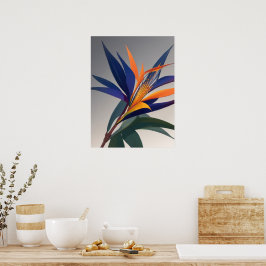 Vogelvogel van de Paradijsbloem Poster