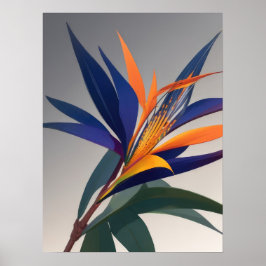 Vogelvogel van de Paradijsbloem Poster