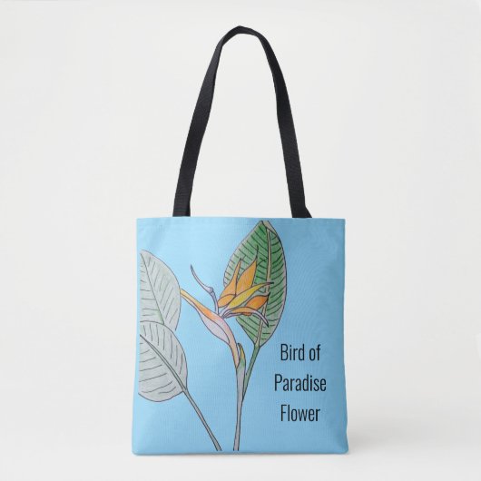 Vogelvogel van de Paradijsbloem Tote Bag (Voorkant)
