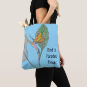 Vogelvogel van de Paradijsbloem Tote Bag (Dichtbij)