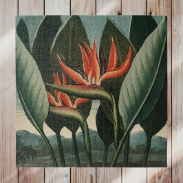 Vogelvogel van de paradijse tempel van Flora Bota Legpuzzel