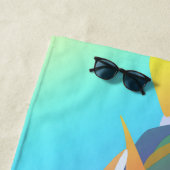 Vogelvogel van de Perzikhanddoek Strandlaken (In situ)