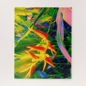 Vogelvogel van de tropische paradijs uitdagend legpuzzel (Verticaal)