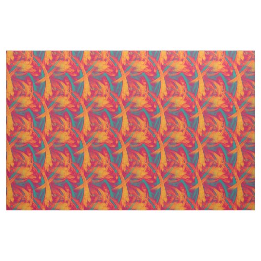 Vogelvogel van het paradijs stof (Fat Quarter)