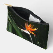 Vogelvogel van het Paradise Oranje Tropische Bloem Etui (Open)