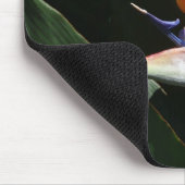 Vogelvogel van het Paradise Oranje Tropische Bloem Muismat (Hoek)