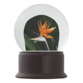 Vogelvogel van het Paradise Oranje Tropische Bloem Sneeuwbol (Voorkant)