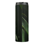 Vogelvogel van het Paradise Oranje Tropische Bloem Thermosbeker (Achterkant)