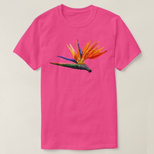 Vogelvogel van het Paradise Vloeiend T-shirt T T-s (Design voorkant)