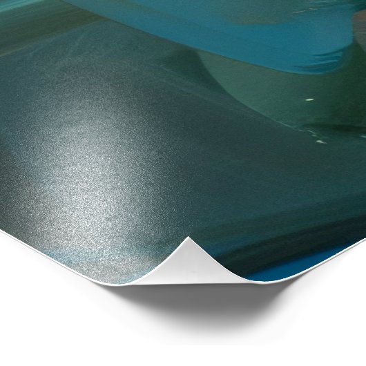 Vogelvogel van paradijsolie foto afdruk (Hoek)