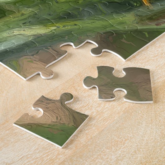 Vogelvogel van paradijsolie legpuzzel (Zijkant)