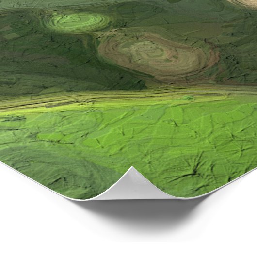 Vogelvogel van paradijsolie poster (Hoek)