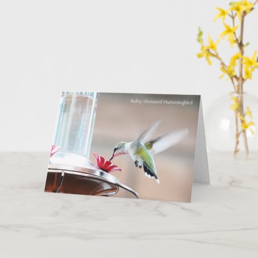 Vogelvogel: Vogelvogel (blanco noten) Kaart (Gele Bloem)