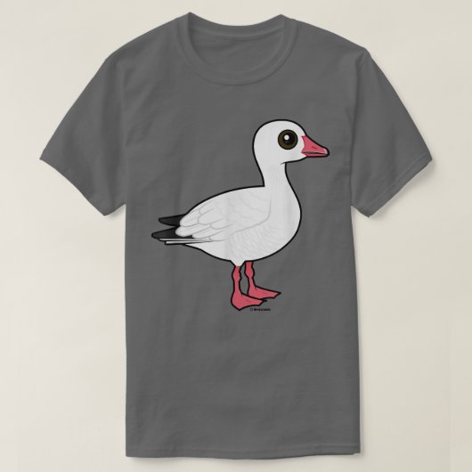Vogelvogel voor watervogels, kieuwhoenders Cartoon T-shirt (Design voorkant)