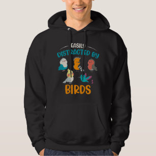 Vogelvogelaars die gemakkelijk worden verstoord do hoodie