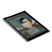 Vogelvogeljournaal met Chickadee Art Notitieboek (Rechterzijde)