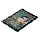 Vogelvogeljournaal met Chickadee Art Notitieboek (Linkerzijde)