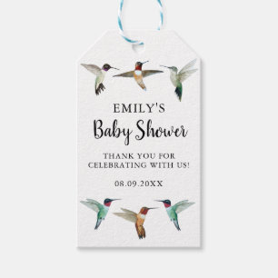 Vogelvogels Baby shower Gift Labels Cadeaulabel