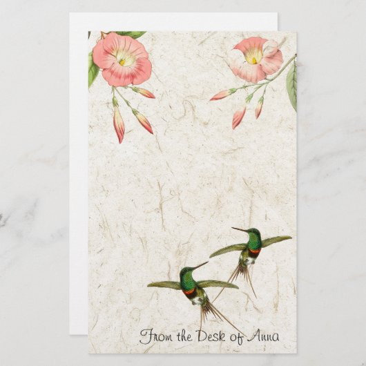 Vogelvogels, bakkerij briefpapier (Voorkant / Achterkant)