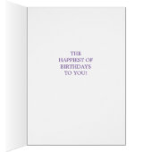 Vogelvogels Birthday Kaart (Binnen (Rechts))