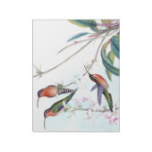 Vogelvogels Bloem Bloem Vloer in het wild levende  Notitieblok (Linkerzijde)