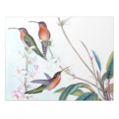 Vogelvogels Bloem Bloem Vloer in het wild levende  Notitieblok (Voorkant)