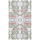 Vogelvogels Bloem Vloer Tuin Tablecloth Tafelkleed (Voorkant)