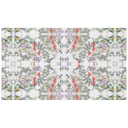 Vogelvogels Bloem Vloer Tuin Tablecloth Tafelkleed (Voorkant (Horizontaal))