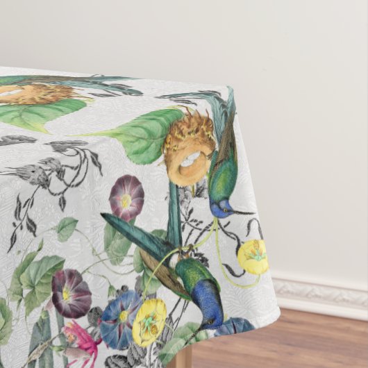 Vogelvogels Bloem Vloer Tuin Tablecloth Tafelkleed (Voorbeeld)