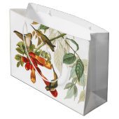 Vogelvogels bloemen Audubon Gift Bag Large Cadeautasje (Achterkant Gekanteld)
