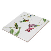 Vogelvogels bloemen bloemen dieren in het wild tegeltje (Zijkant)