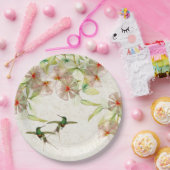 Vogelvogels bloemen dieren Bord papier (Feest)