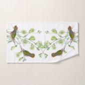 Vogelvogels bloemen Dieren Wasdoekset Bad Handdoek (Handdoek)