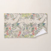 Vogelvogels bloemen Dieren Wasdoekset Bad Handdoek (Handdoek)