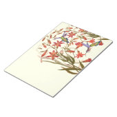 Vogelvogels bloemen Floral in het wild Notitieblok (Schuin)