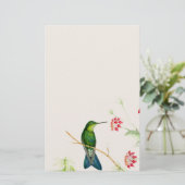 Vogelvogels bloemen Florenz Wilde dieren Briefpapier (Staand voorkant)