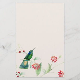Vogelvogels bloemen Florenz Wilde dieren Briefpapier